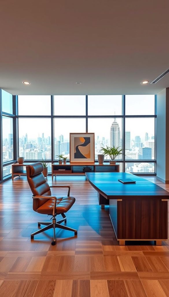 stylish work environment