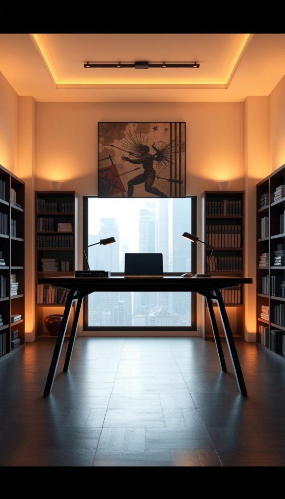 tactical office setup