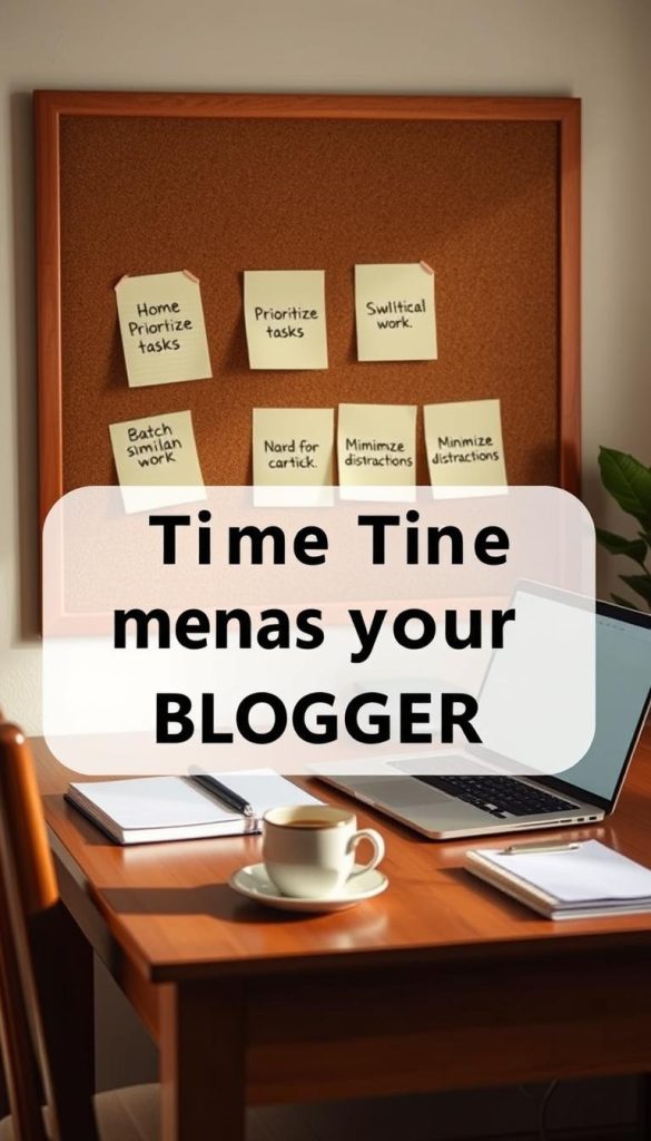 time management tips for bloggers