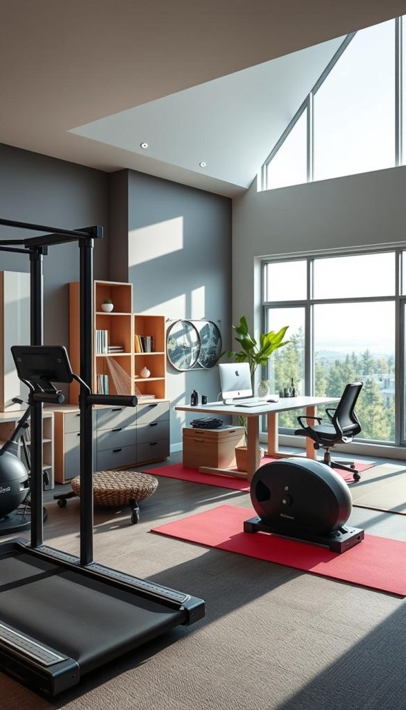 versatile home gym setup