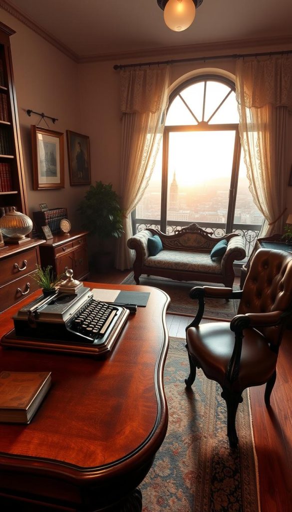 vintage office decor