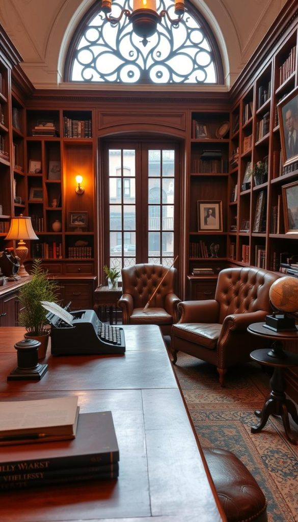 vintage office interior design