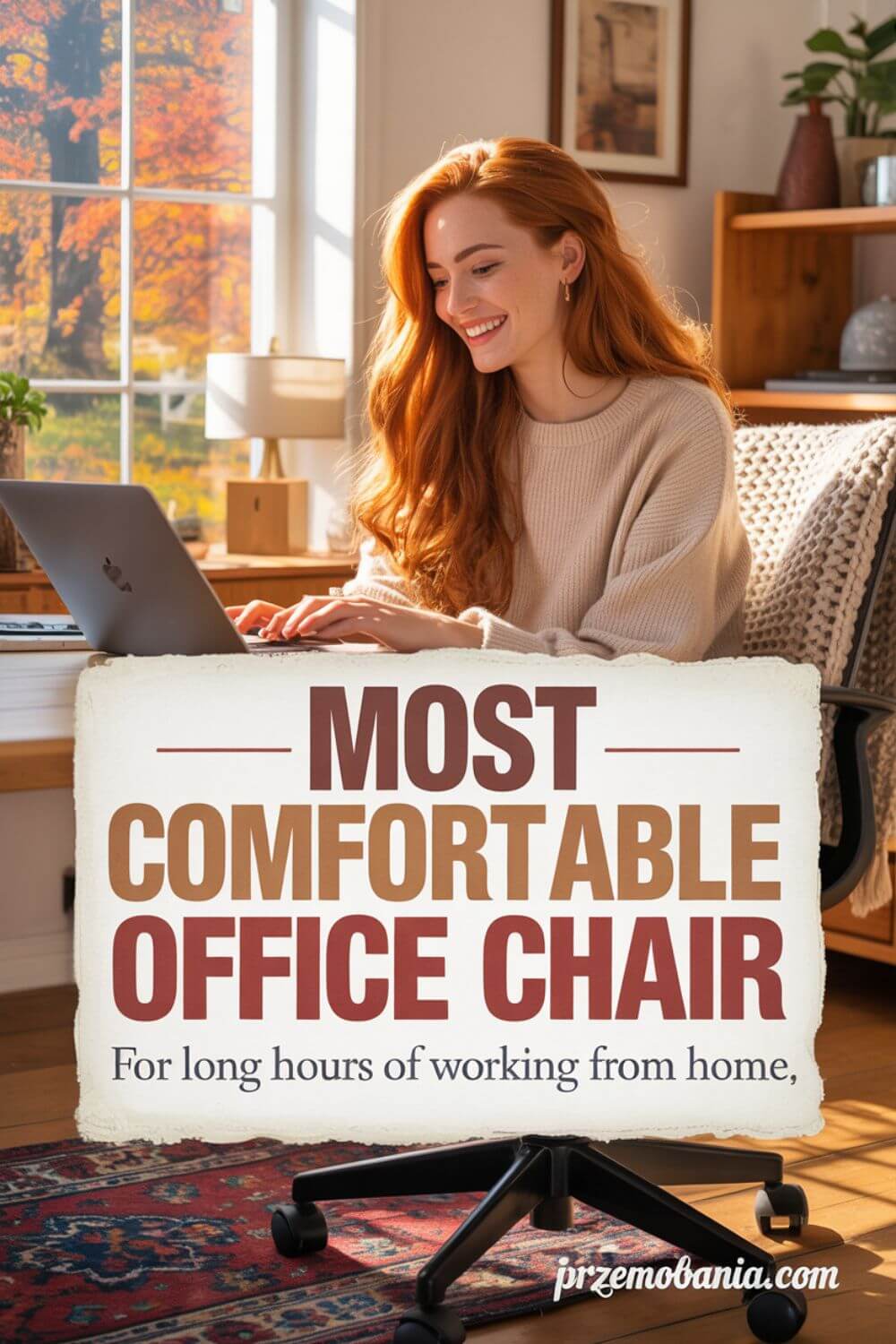 Most Comfortable Office Chair for Long Hours Affordable on Amazon pin 1