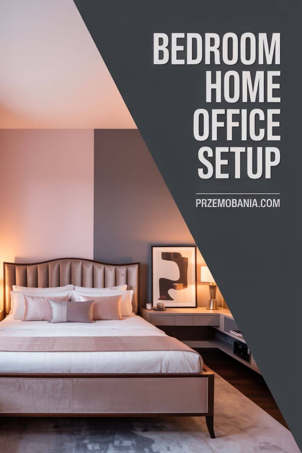 Bedroom Home Office Setup 5