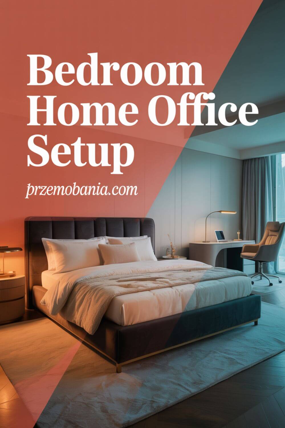 Bedroom Home Office Setup 7