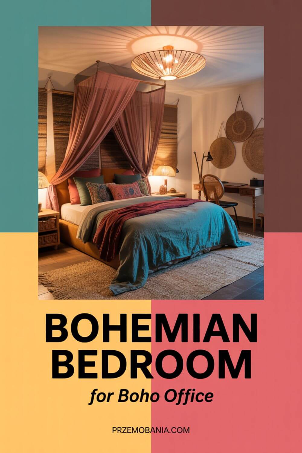 Bohemian Bedroom for Boho Office 4