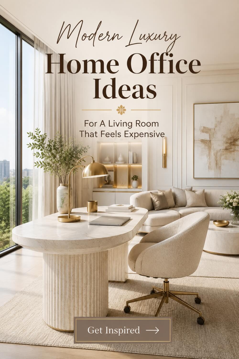 Modern Luxury Living Room Home Office 1