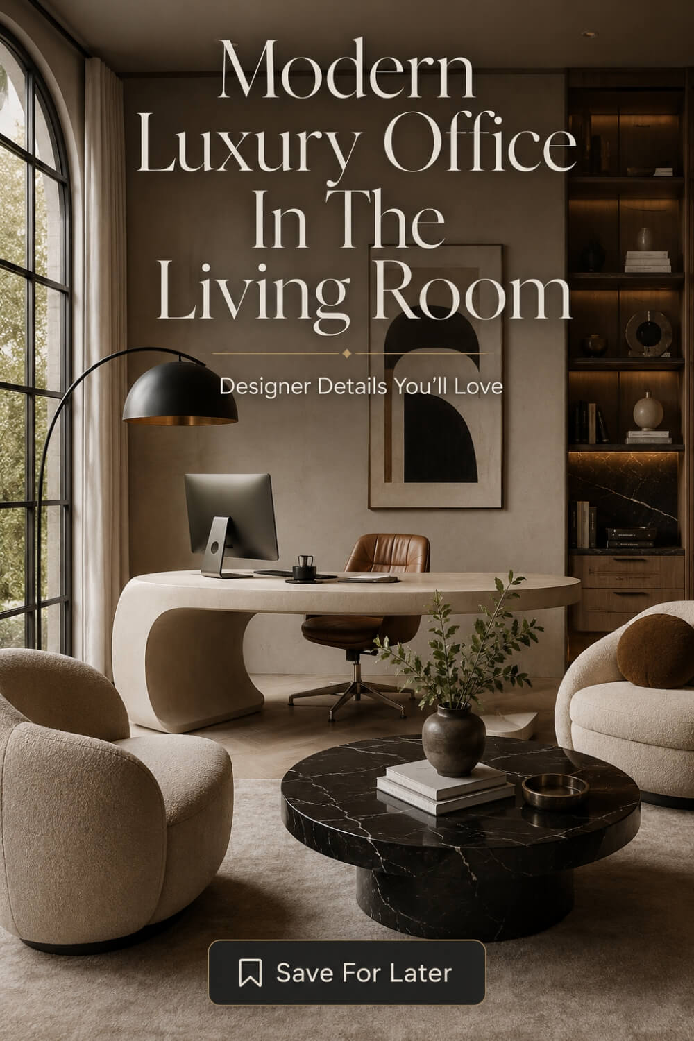Modern Luxury Living Room Home Office 2