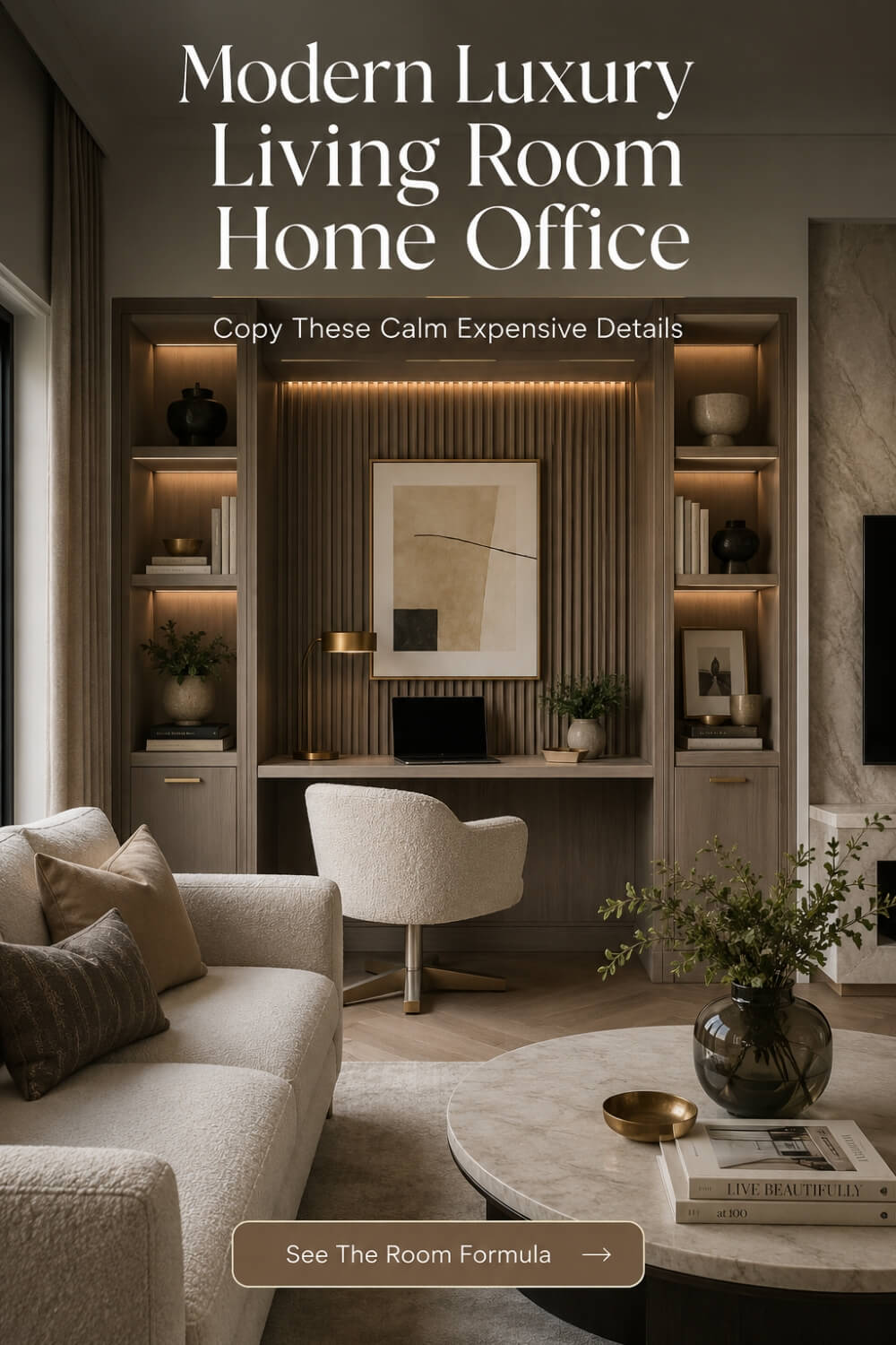 Modern Luxury Living Room Home Office 4