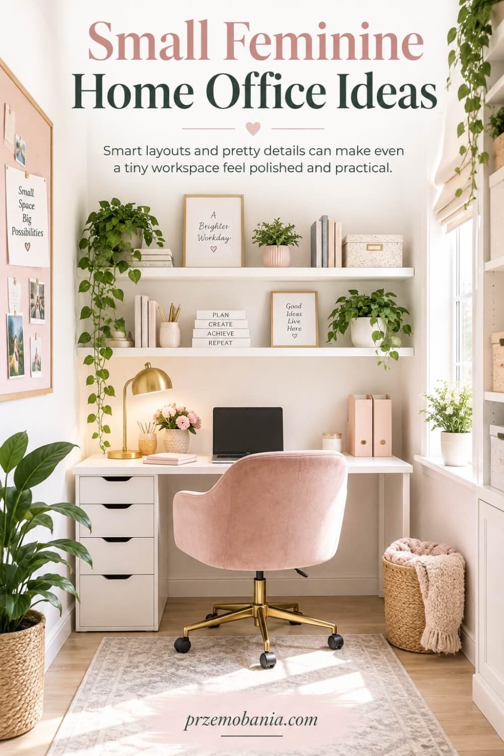 Feminine Home Office Ideas 4