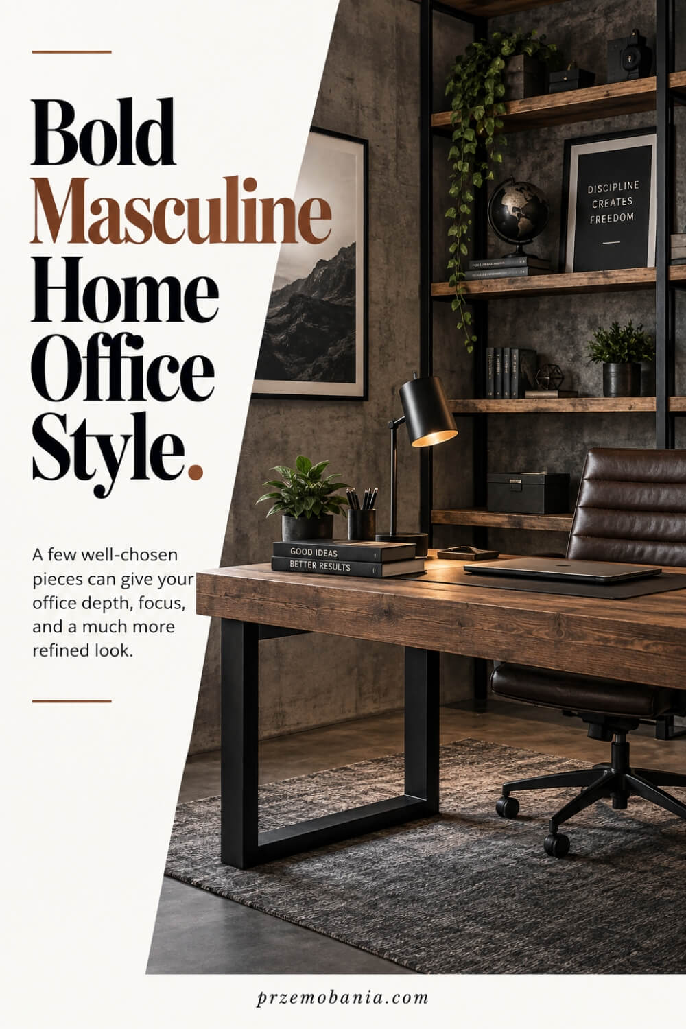 Masculine Home Office 2