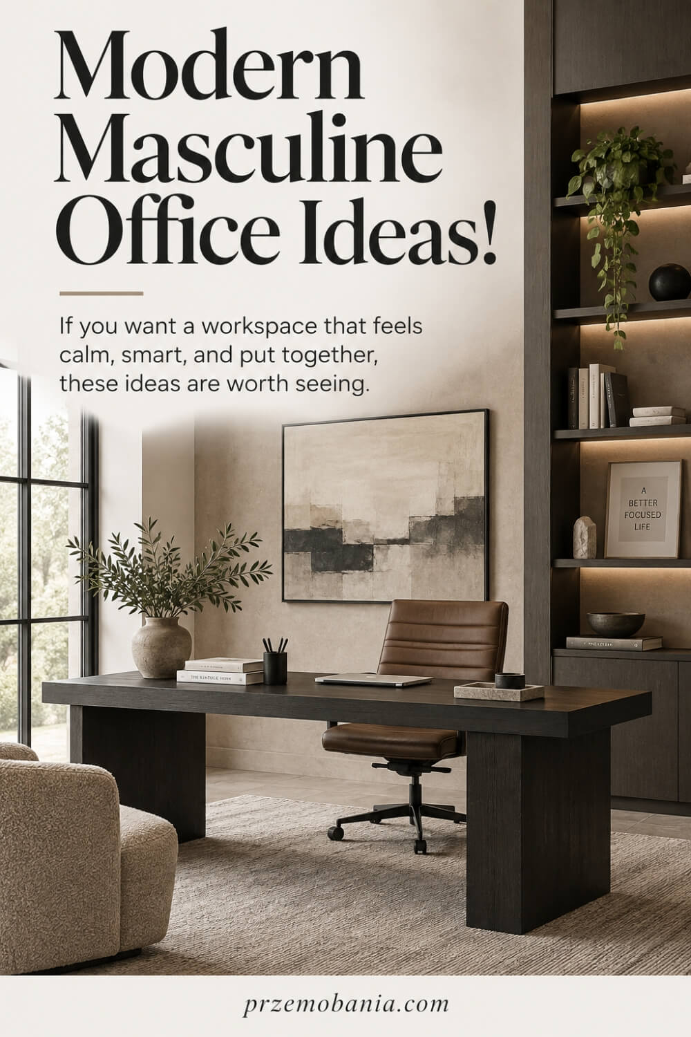 Masculine Home Office 4