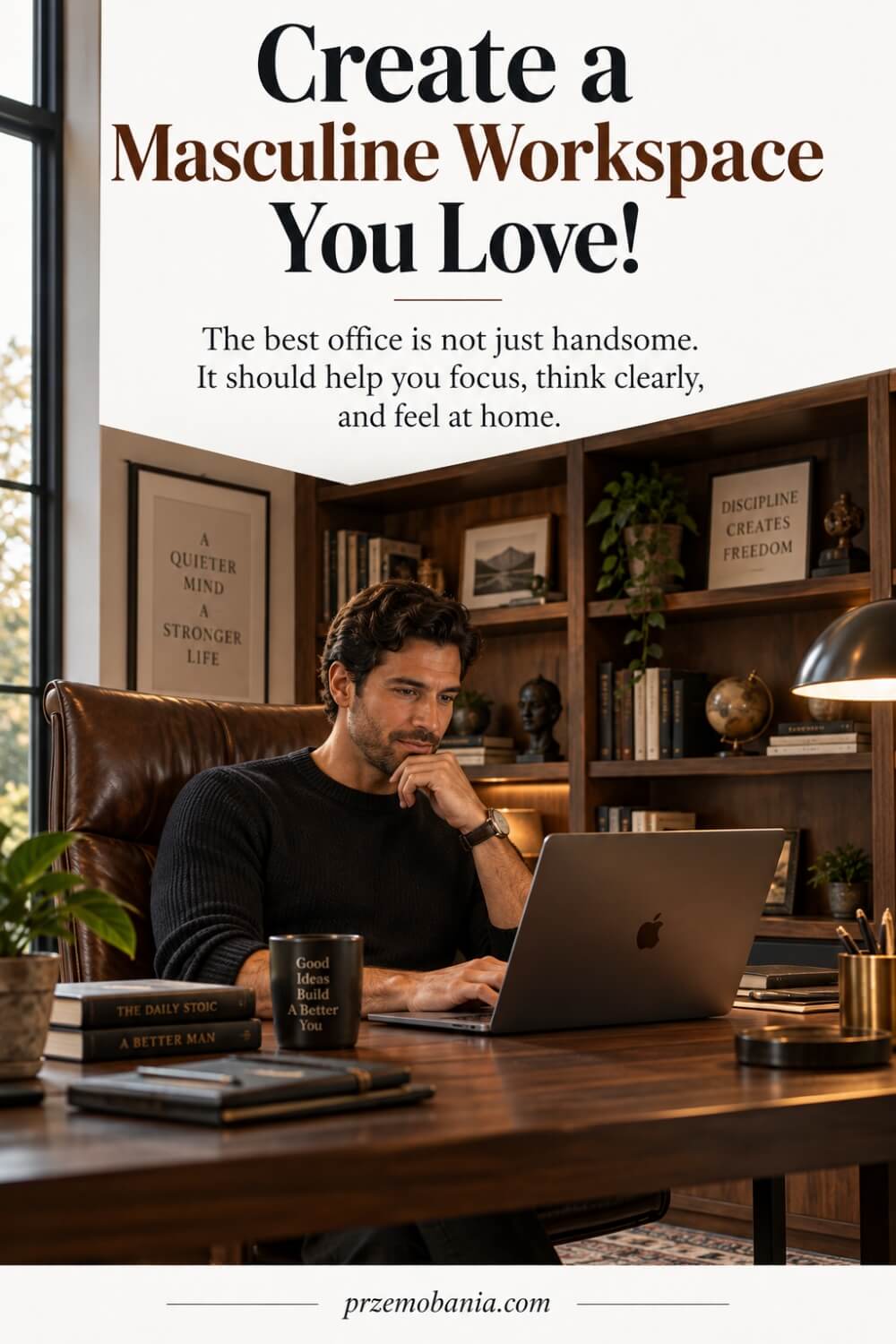 Masculine Home Office 6