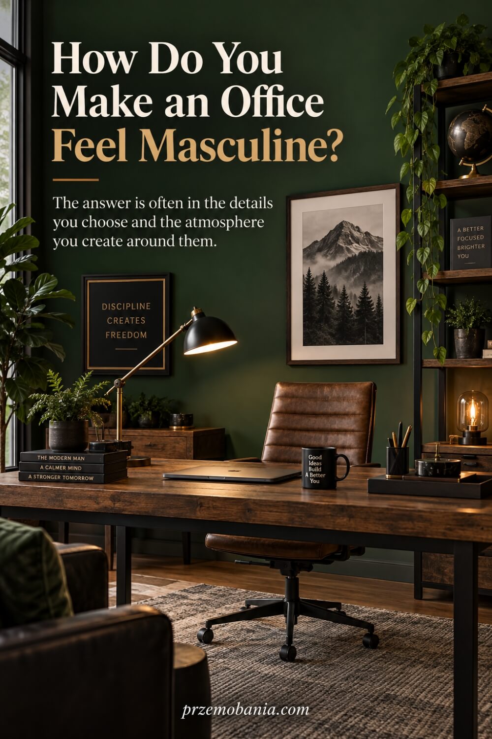 Masculine Home Office 7