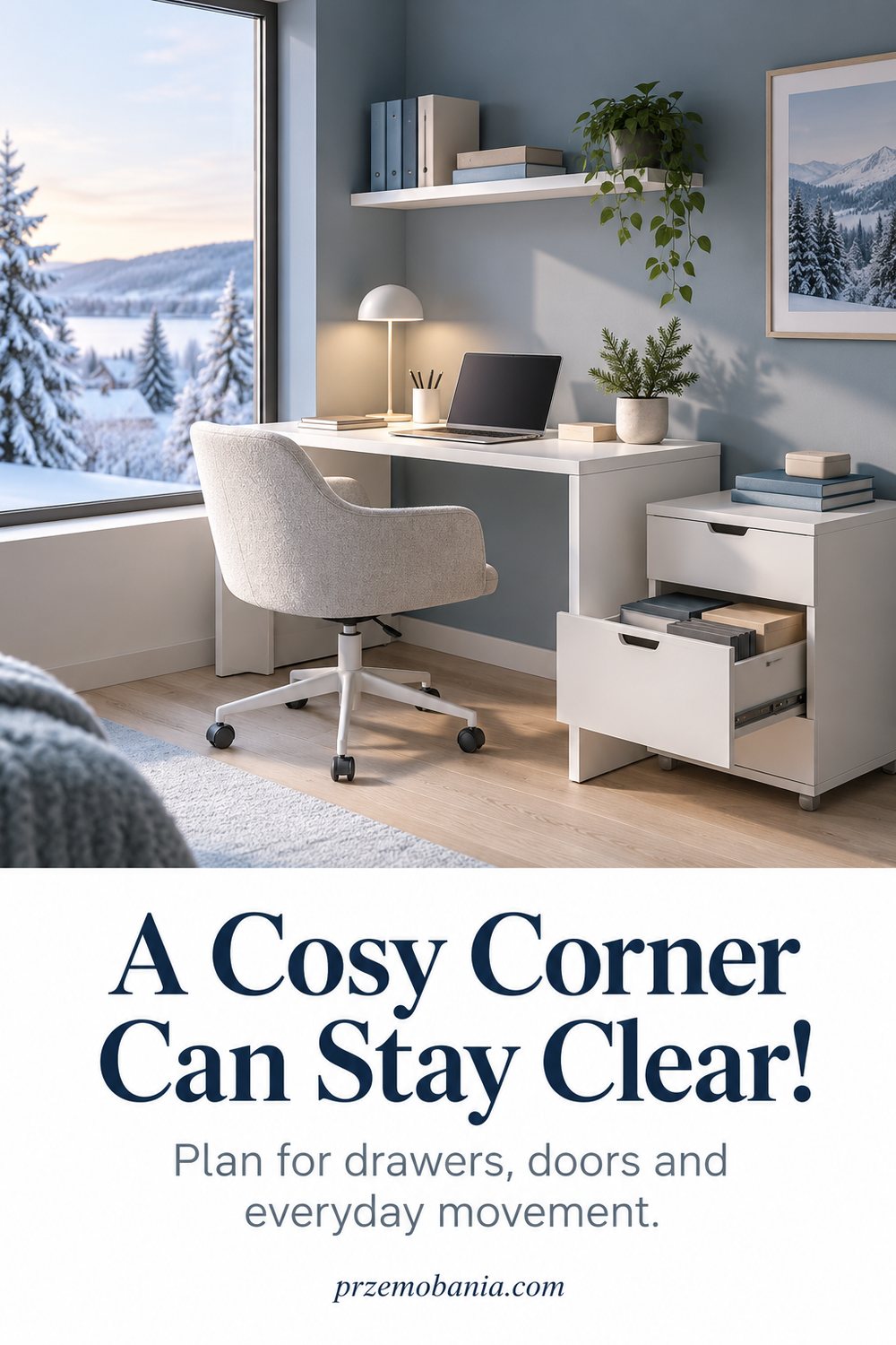 Small Winter Home Office Layout